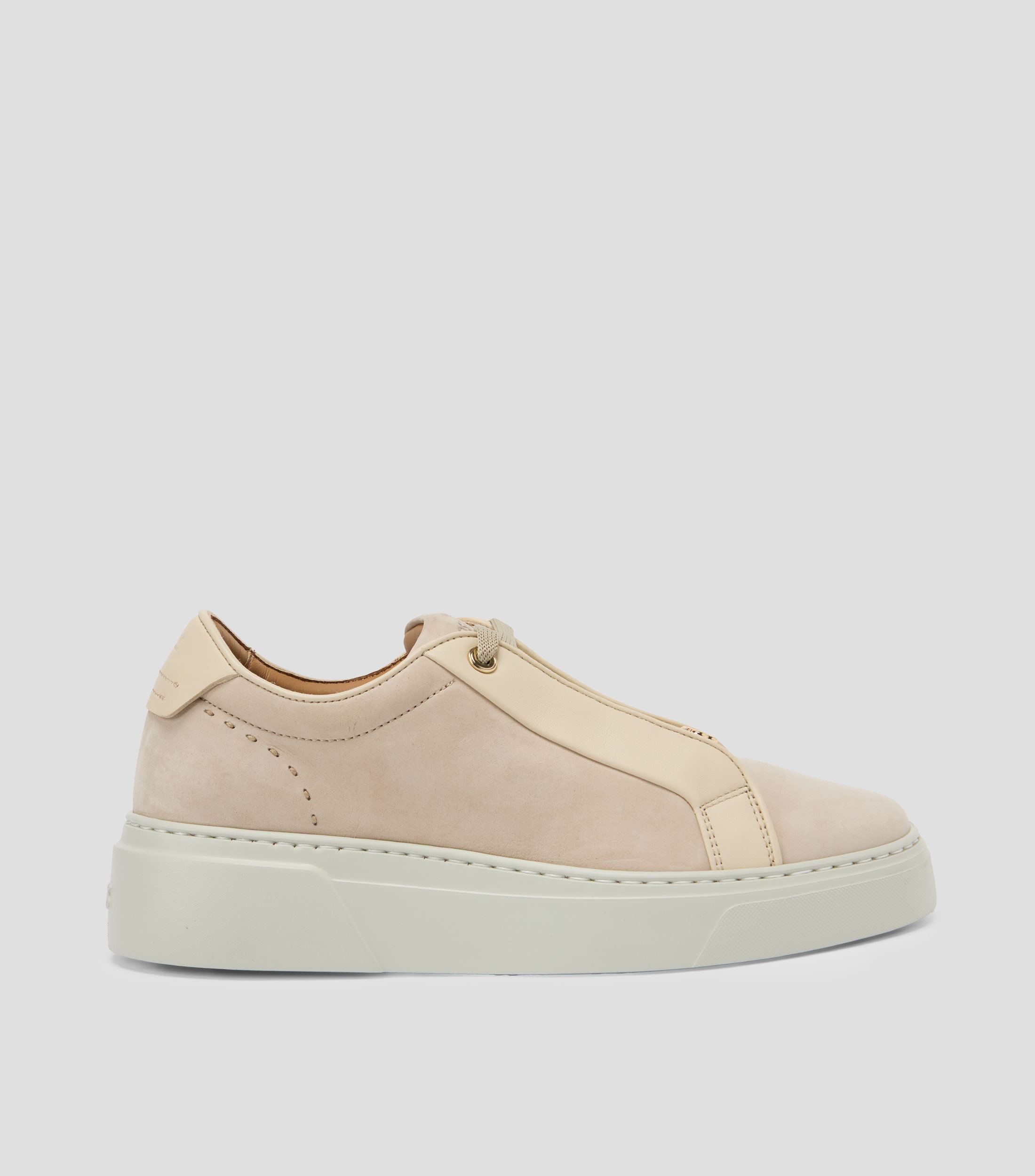 Tenis casuales con plataforma Gabry en piel vacuna Mujer